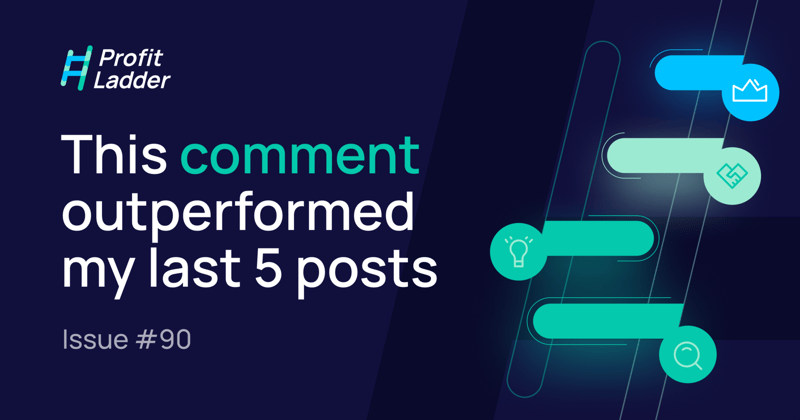 This comment outperformed my last 5 posts