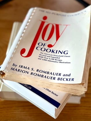 Cooking with Love: My Two Kitchen Bibles (and a Little Valentine's Day Inspiration)