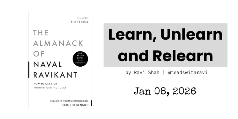 The Almanack of Naval Ravikant, living out on values that matter and the ideal life.