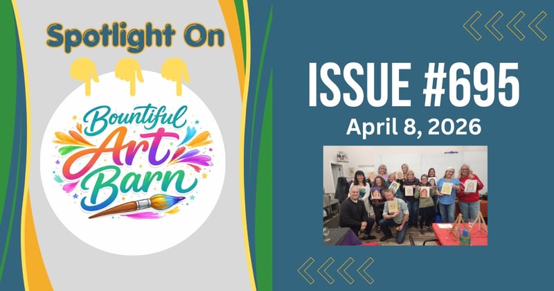 ⭐️ Bountiful Art Barn, Wear blue, learn photography + a church well hiccup