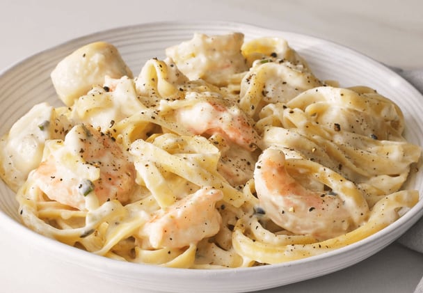 Creamy Shrimp Fettuccine Alfredo