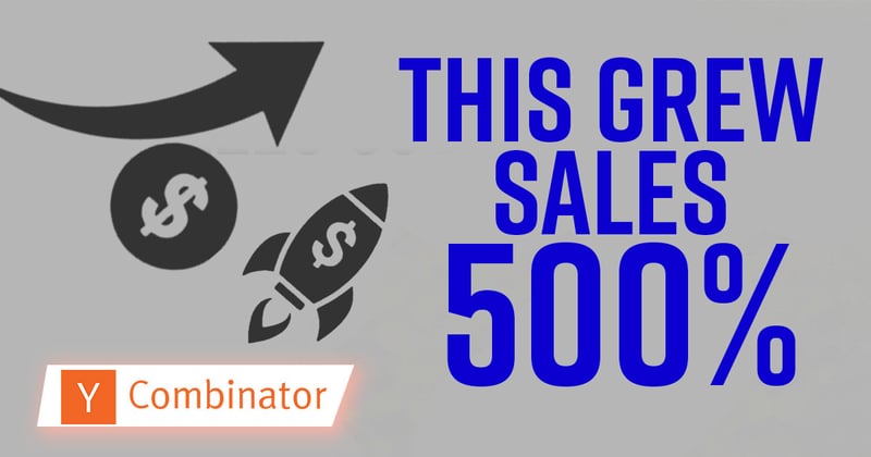 This grew sales 500%