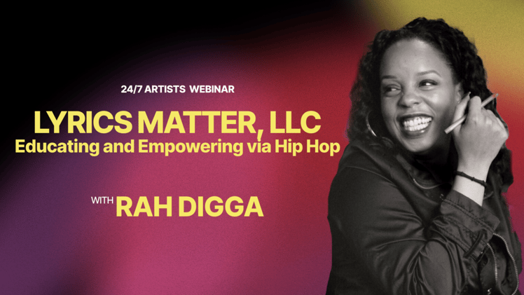 Join Rah Digga's Webinar: "Educating & Empowering via Hip Hop" 