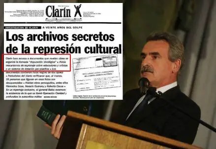 Clarín asegura que en 1996 reveló los archivos secretos anunciados por Rossi