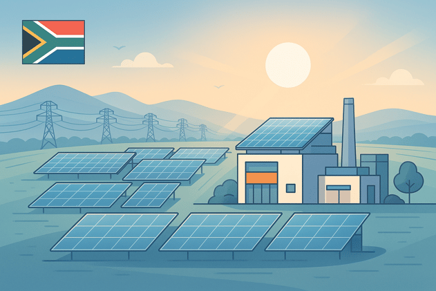  South Africa’s 240MW Solar Giant Energized