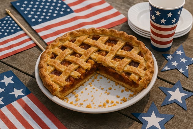 4th of July Pie...crumbs 