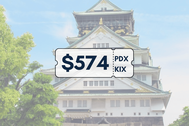 Deal Alert: Portland to Osaka for $574 Roundtrip