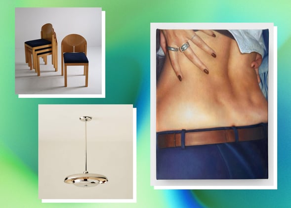 Prune Clippings: A vintage Judd lithograph, a four-seater Danish sofa and minimalist wall clocks