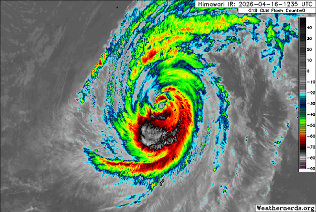 Typhoon Sinlaku (04W) – Tropical Cyclone Advisory #17: 1200 UTC 16 April 2026