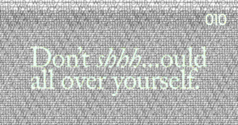 ◉ 010 | Don’t You Want to Be Happy?