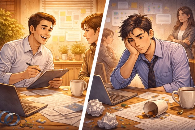 Qual é a sua postura no ambiente em que você trabalha?