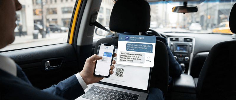 Manus débarque sur Telegram : l'IA qui travaille pour vous dans votre messagerie