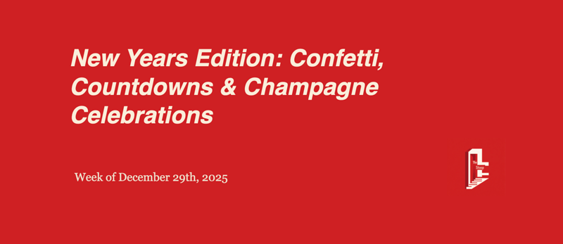 New Years Edition: Confetti, Countdowns & Champagne Celebrations 