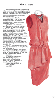 2-DEC-2025 | Excerpt from J. Peterman’s “Who. Is. That?” Ad