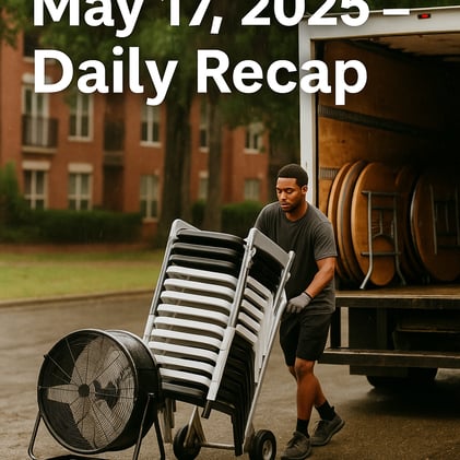 May 17, 2025 - Daily Recap