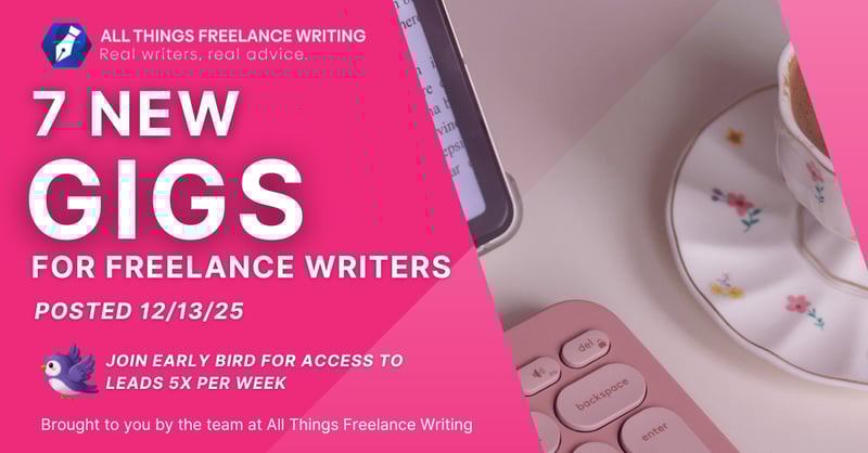 12/13 Freelance Writing Jobs