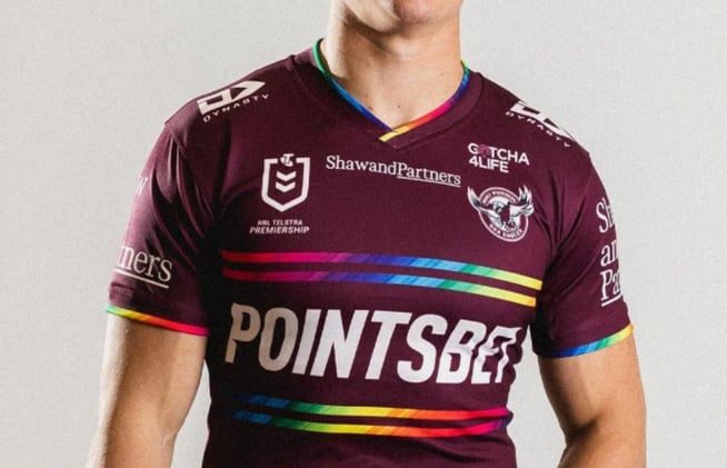 🏉 Manly Do Their Pride Jersey Proud