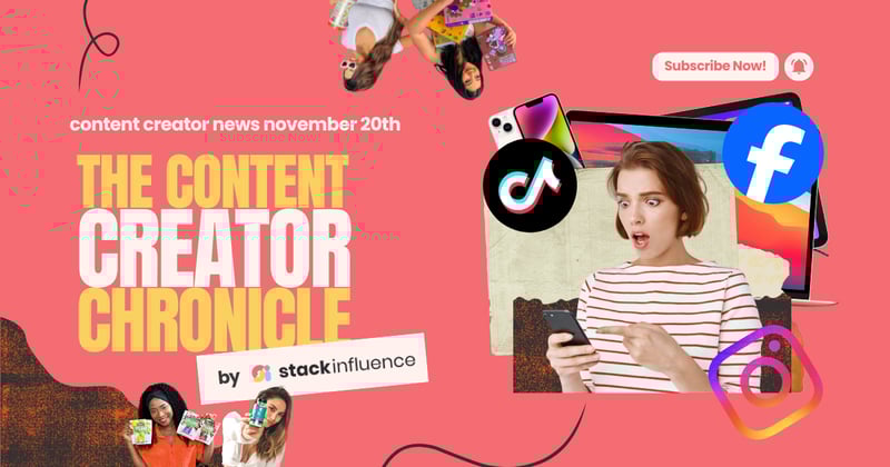 content creator news - november 20th