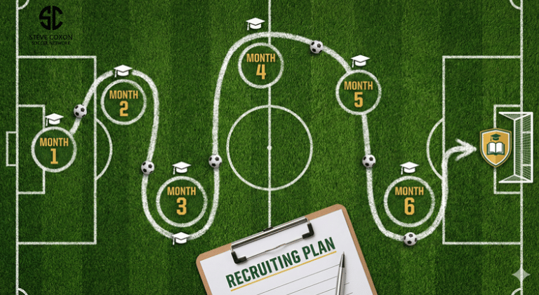 So You Want To Play College Soccer? -  Your Next 6 Months: The Ultimate College Soccer Recruiting Roadmap 🗓️⚽️