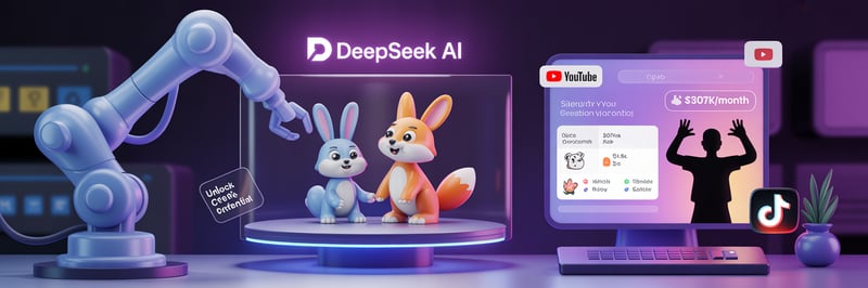NHÂN BẢN thành công kênh YouTube thu về 307,000$/tháng chỉ với DeepSeek AI