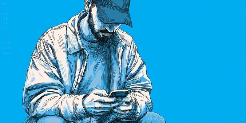 He replies to every text too fast