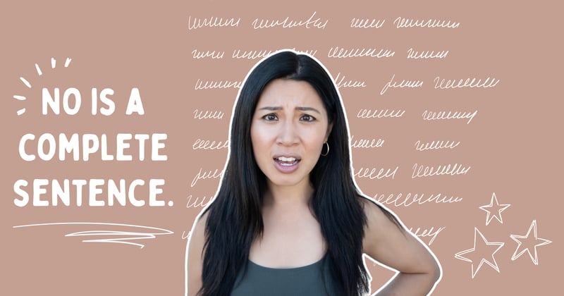 no is a complete sentence