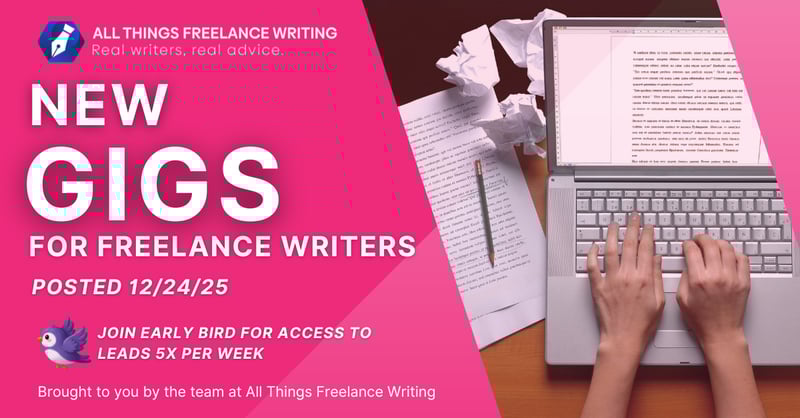 12/24 Freelance Writing Jobs