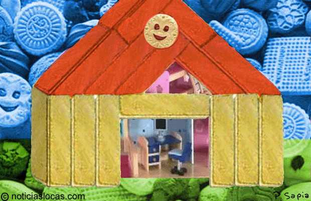 Crean réplica de mansión del siglo XIX con galletas de jengibre