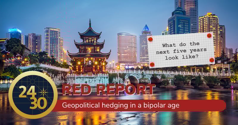 Geopolitical hedging in a bipolar age