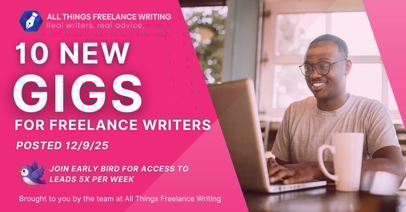 12/9 Freelance Writing Jobs