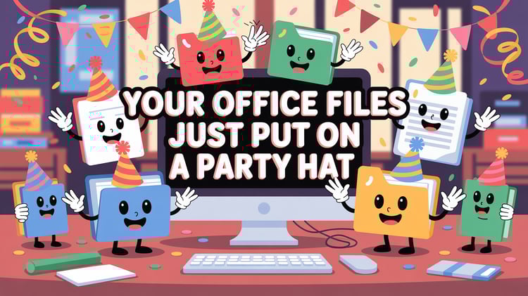 Your Office Files Just Put on a Party Hat