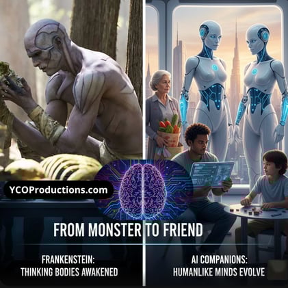 🤖From Frankenstein to AI Companions: The Rise of Thinking Bodies