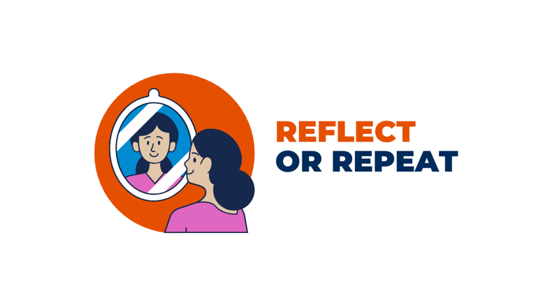 Reflect. Or Repeat.