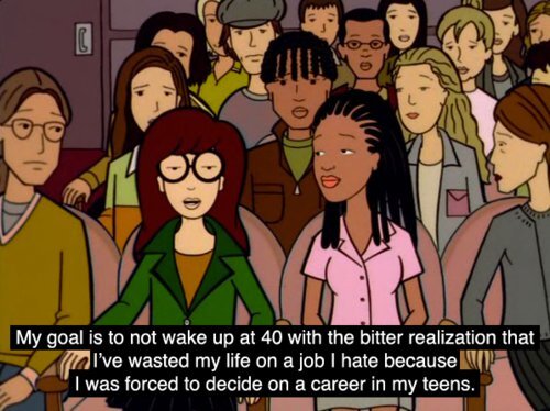 She changed her degree.