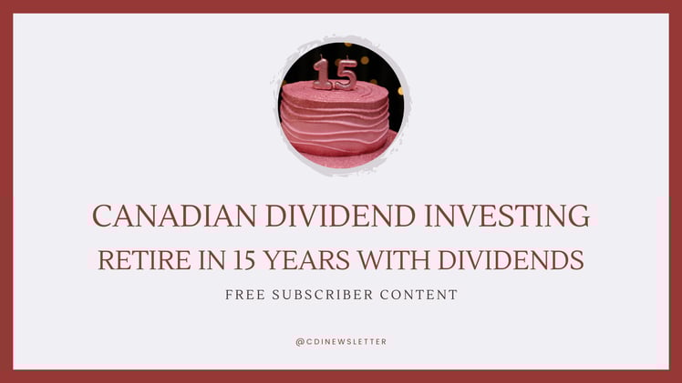 How to Retire in 15 Years Using Dividend Growth Stocks