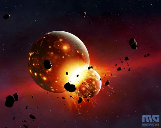 The planet that hit Earth to form the Moon was local! Plus, a dizzy asteroid