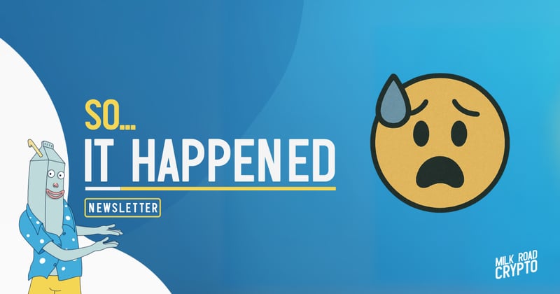 🥛 So... it happened 😦