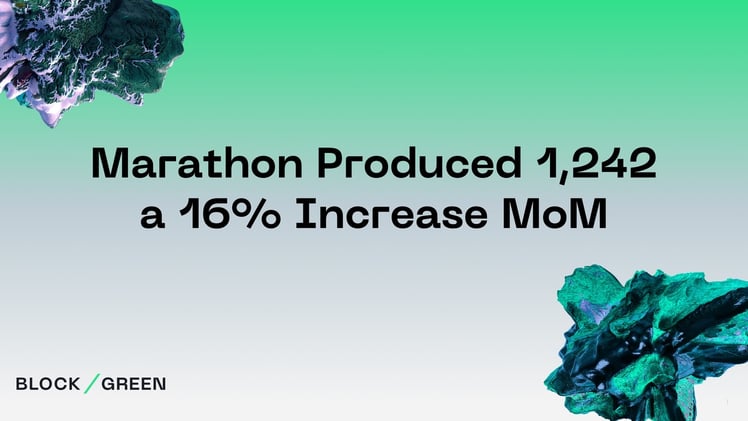 Marathon Marking a 16% Mom Increase From Previous Month