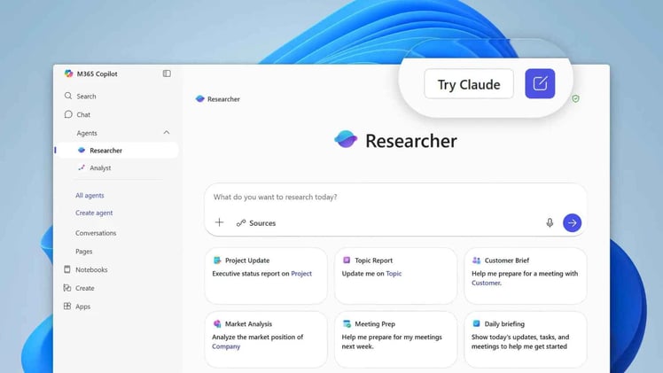 Claude llega a Microsoft 365 Copilot