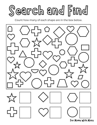 Search and Find the Shapes