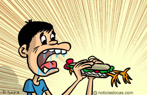 Intenta comer 100 sándwiches de pollo en 24 horas, y falla por mucho