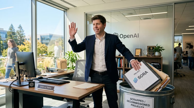 🔥 Sam Altman Dumped Sora?