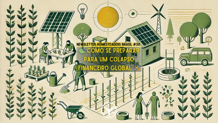 Homesteaders Brasil #30 |  Como se Preparar para um Colapso Financeiro Global 🛠️🍃