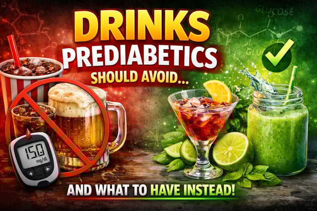 Drinks prediabetics should avoid - and what to have instead