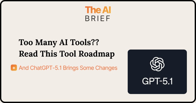 Too Many AI Tools?? Read This Tool Roadmap