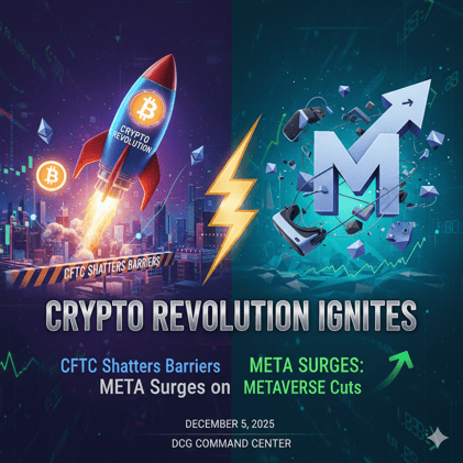 π CRYPTO REVOLUTION IGNITES: CFTC Shatters Barriers as META Surges on Metaverse Cuts
