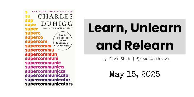 Supercommunicators, consequences of self-deception and the greatest remedy for anger.