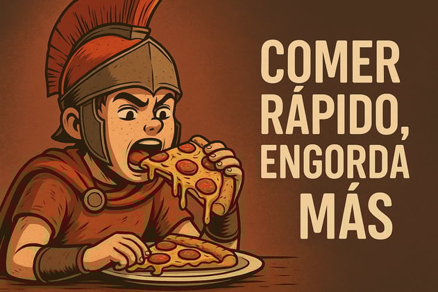🫒 ¿Si COMES rápido, ENGORDAS más?