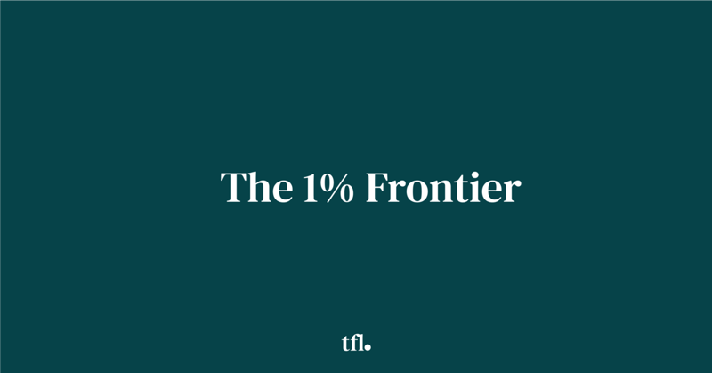 The 1% Frontier