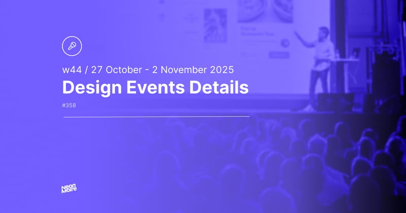 #358: The latest news from the world of design conferences